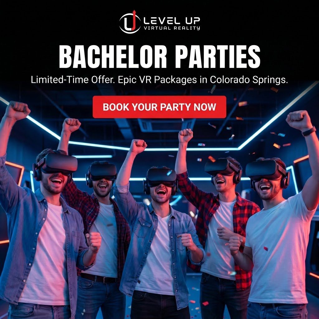 Level Up Virtual Reality ad creative