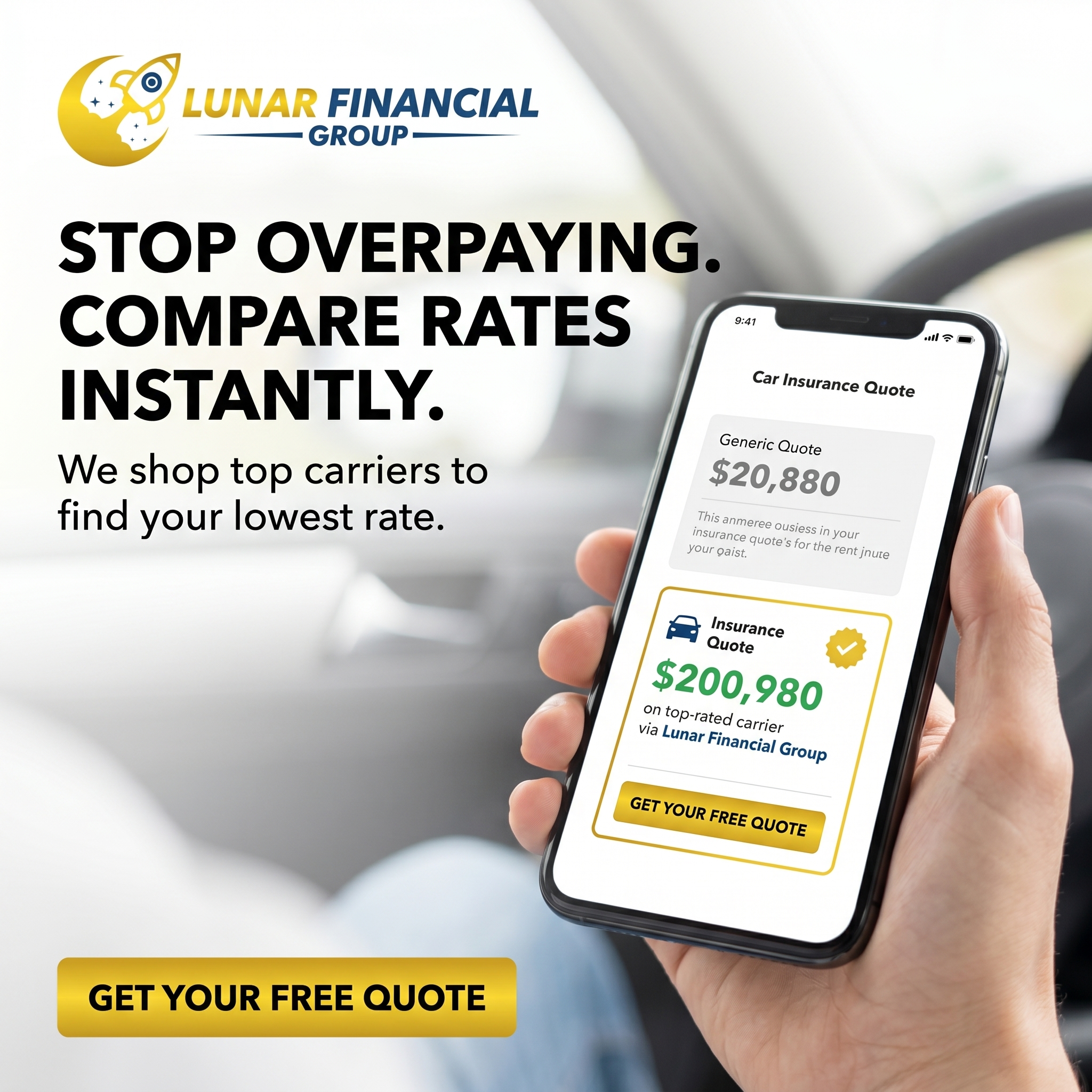 Lunar Financial Group ad creative
