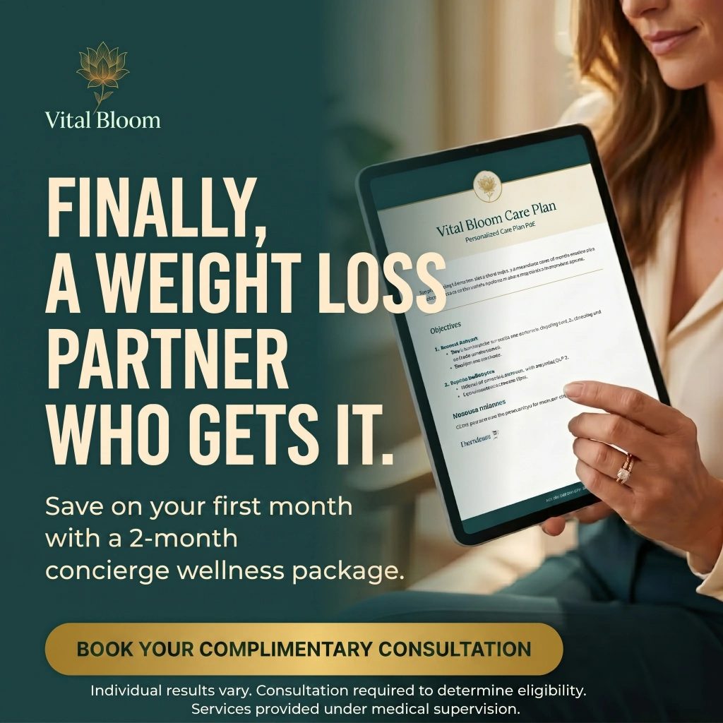 Vital Bloom Concierge ad creative