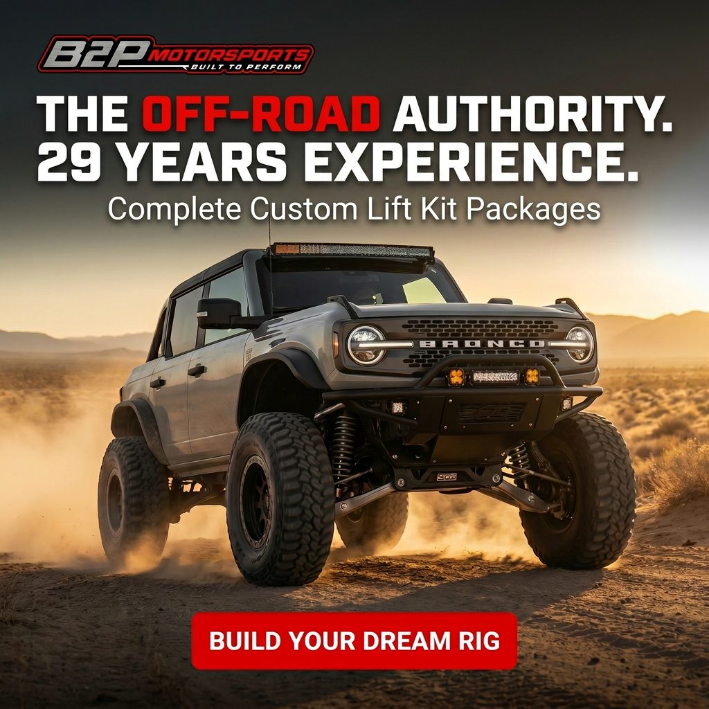 B2P MotorSports ad creative