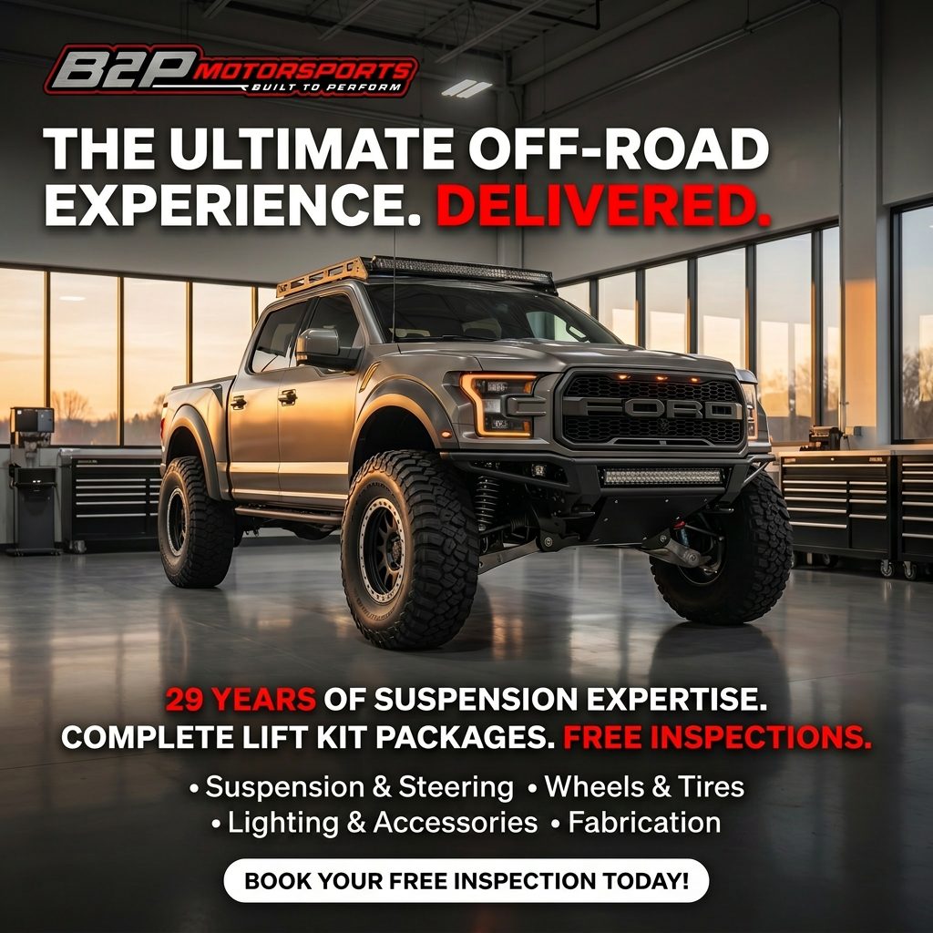 B2P MotorSports ad creative