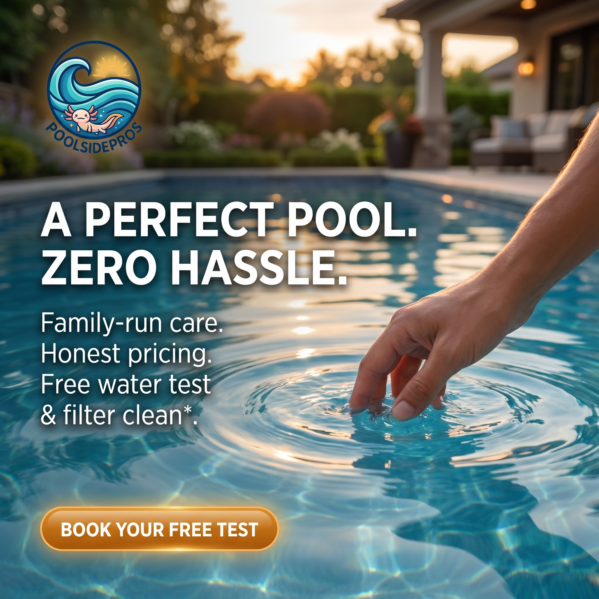 Your Pool Side Pros ad creative
